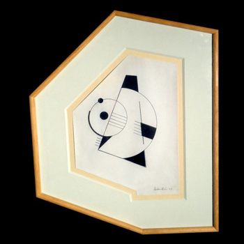 Carmelo Arden Quin (1913-2010)<br>Sin título<br>Tinta - Papel<br>21,5 x 18 cm - Nuevos Ingresos 2011-2013 - Museo Nacional de Artes Visuales