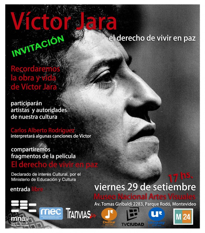  - Víctor Jara -  El derecho de vivir en paz - Museo Nacional de Artes Visuales