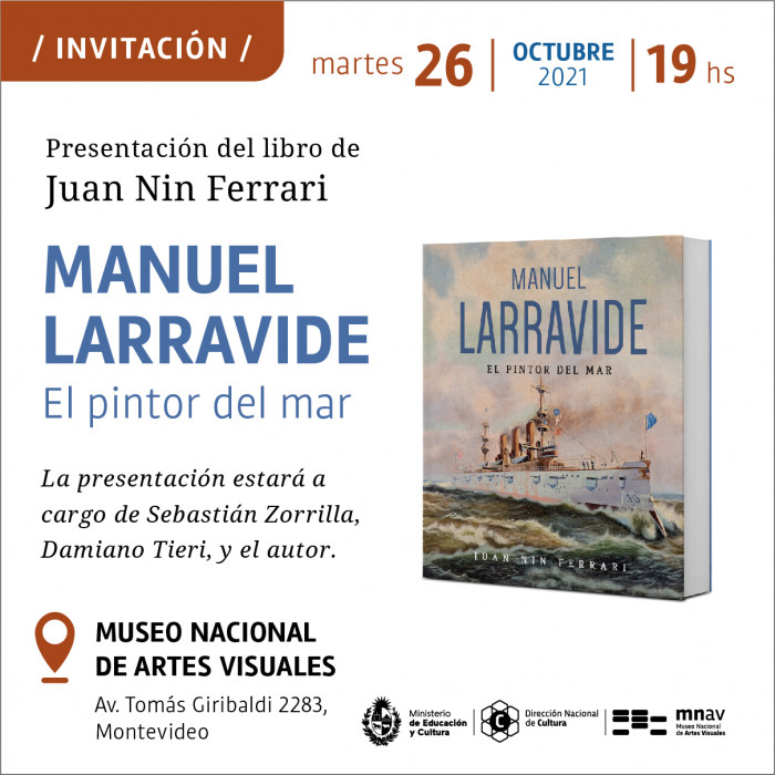  - Presentación del libro: Manuel Larravide - El pintor del mar - Museo Nacional de Artes Visuales
