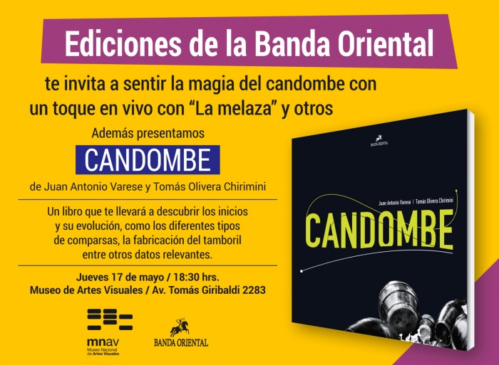  - Presentación del libro "Candombe" de Juan Antonio Varese y Tomás Olivera Chirimini - Museo Nacional de Artes Visuales
