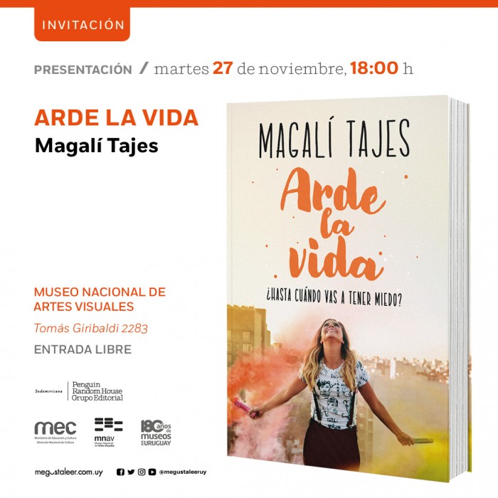  - Presentación del libro "Arde la vida" de Magalí Tajes - Museo Nacional de Artes Visuales
