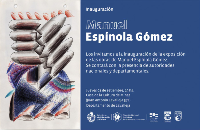 Inauguración de la exposición Exposición itinerante - Manuel Espínola Gómez (Casa de la Cultura de Minas, Lavalleja)