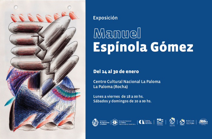 Inauguración de la exposición Exposición itinerante - Manuel Espínola Gómez (Centro Cultural Nacional La Paloma, Rocha)