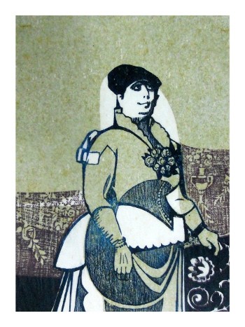 Carlota (1966) de Adela Caballero - Mujeres en arte / Colección MNAV - Museo Nacional de Artes Visuales