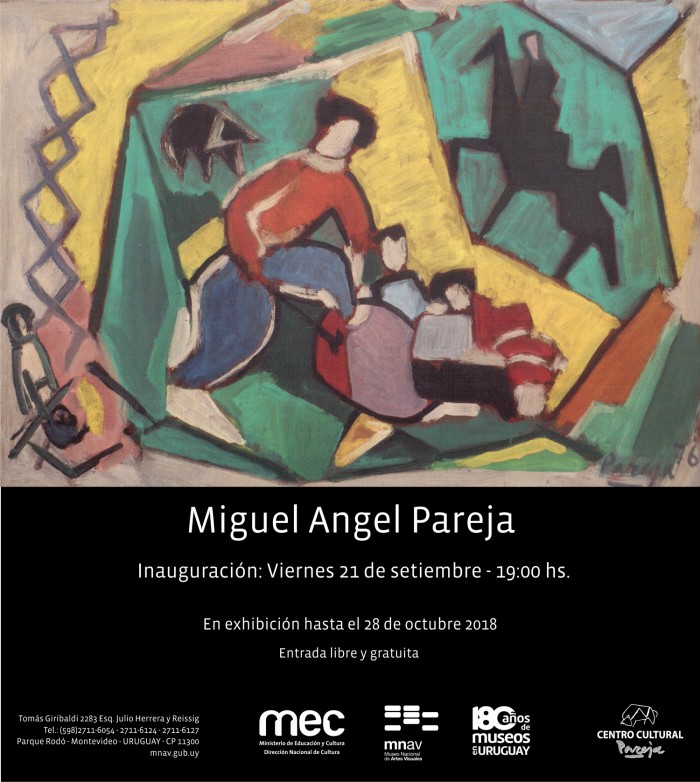 Inauguración de la exposición Miguel Ángel Pareja
