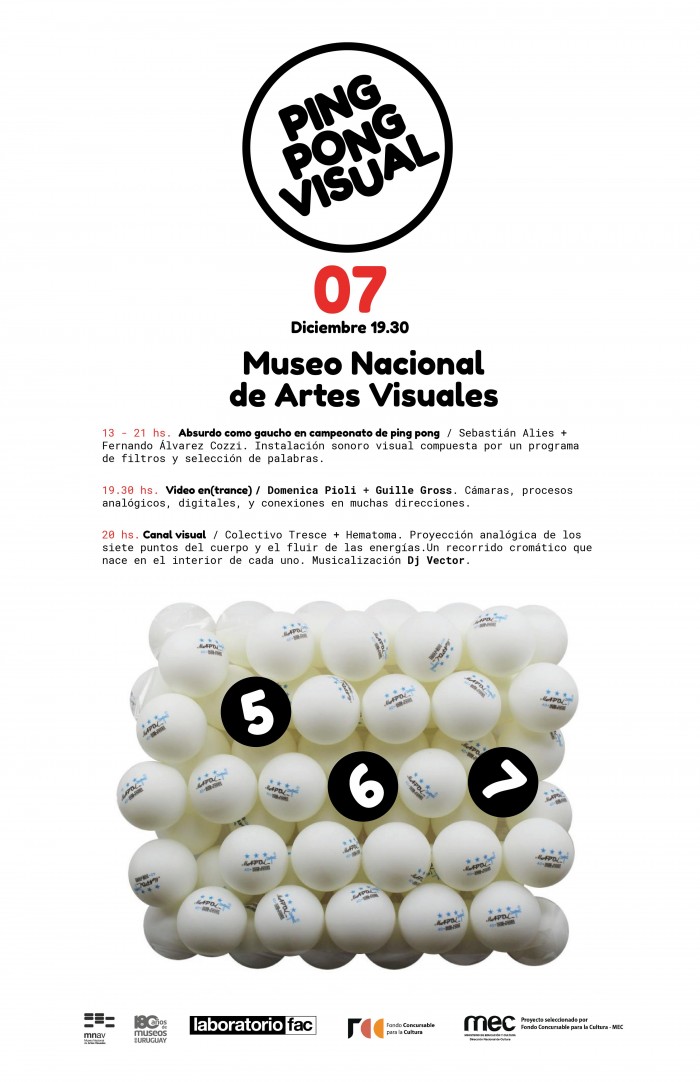  - Ping Pong Visual  - Partidas 5, 6 y 7 - Museo Nacional de Artes Visuales