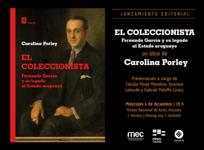  - Presentación del libro: El coleccionista. Fernando García y su legado al Estado uruguayo. - Museo Nacional de Artes Visuales