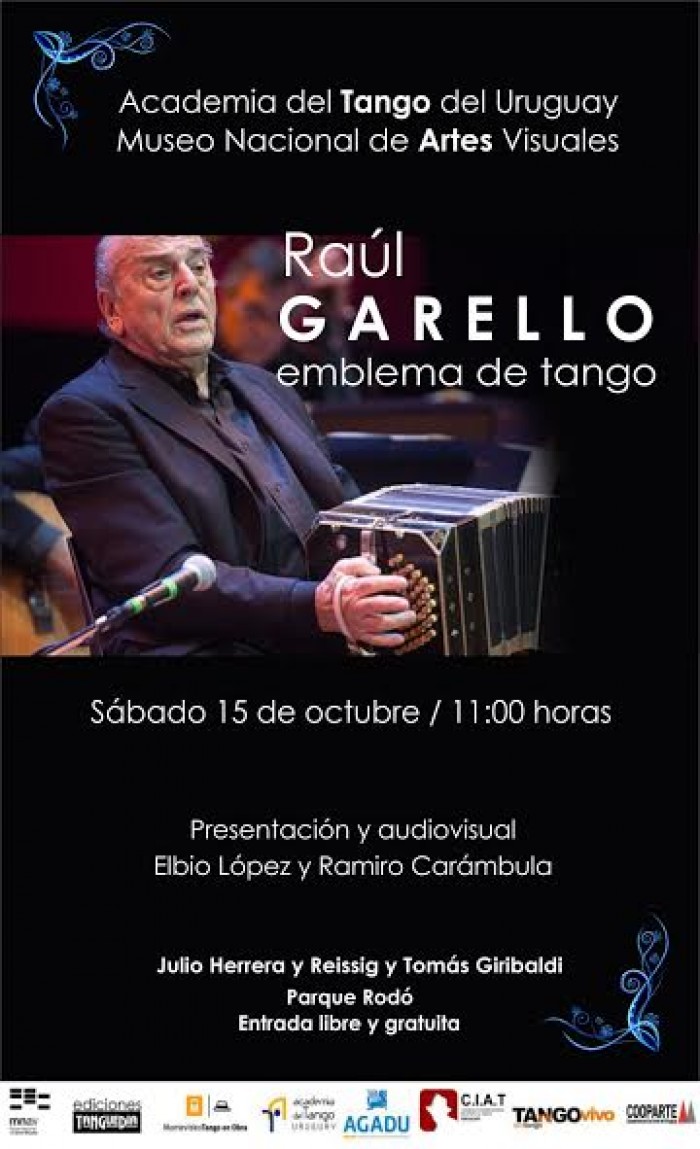  - Tango en el Museo - Raúl Garello, emblema del tango - Museo Nacional de Artes Visuales