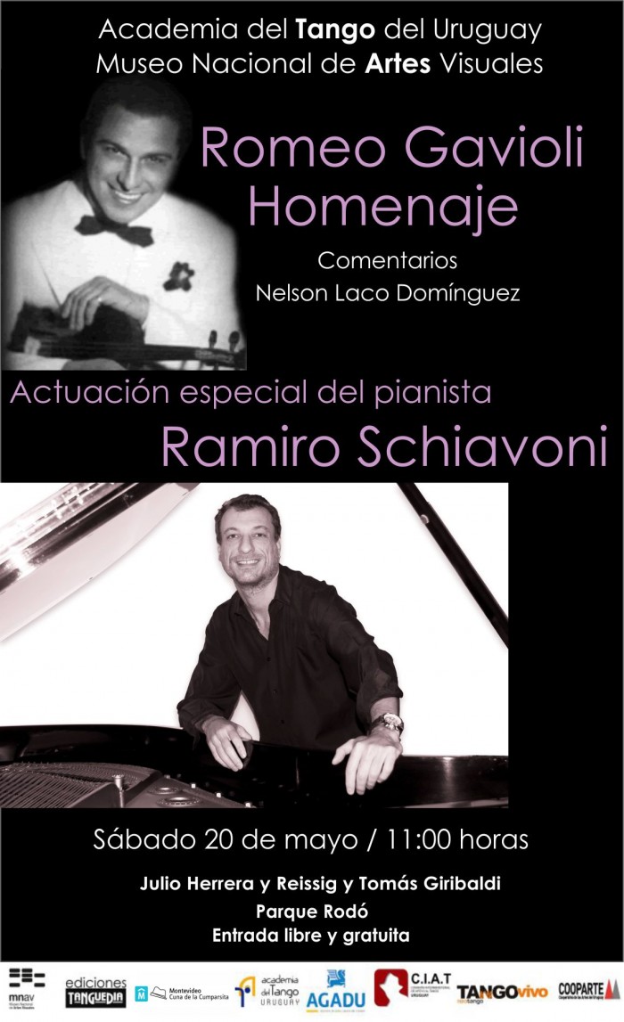  - Tango en el Museo - Concierto de piano y homenaje a Romeo Gavioli - Museo Nacional de Artes Visuales