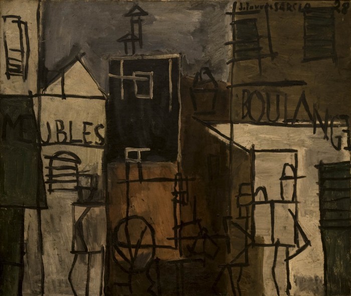 Pintura constructiva, 1928<br>Óleo - Tela<br>60 x 73 cm - Joaquín Torres-García: un moderno en la Arcadia - Museo Picasso Málaga - Museo Nacional de Artes Visuales