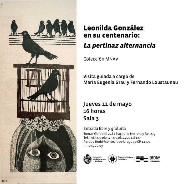 Visita guiada por la exposición "Leonilda González en su centenario: La pertinaz alternancia"