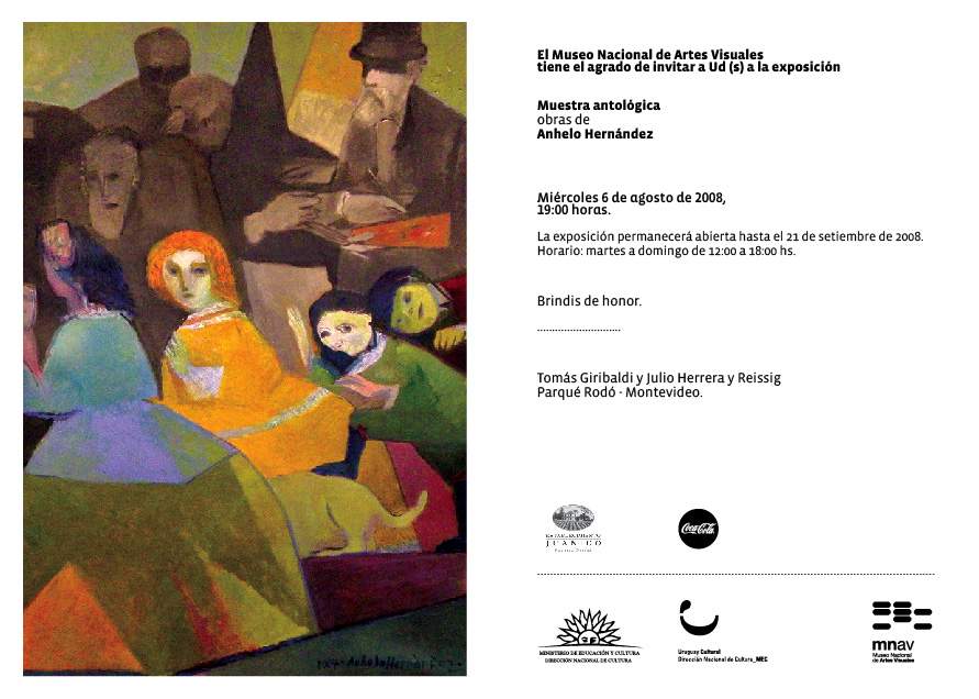 Invitaci�n - Museo Nacional de Artes Visuales