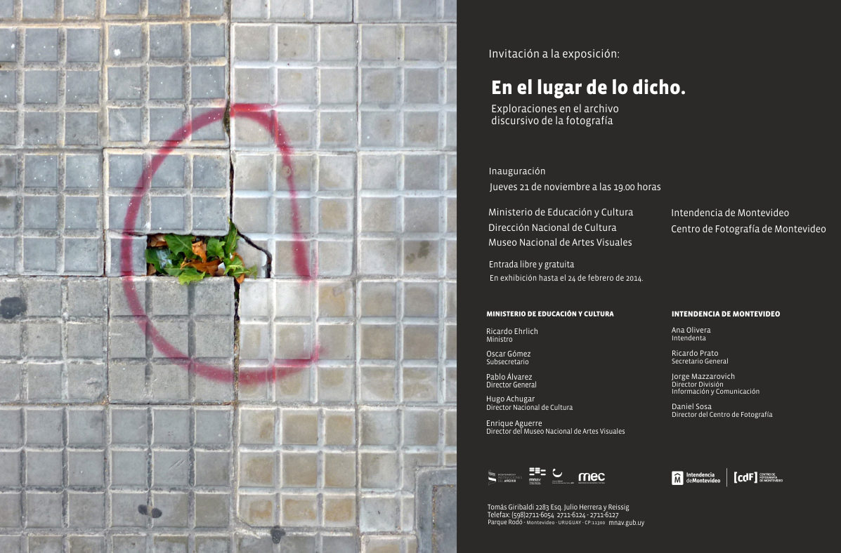 Invitacin - Museo Nacional de Artes Visuales