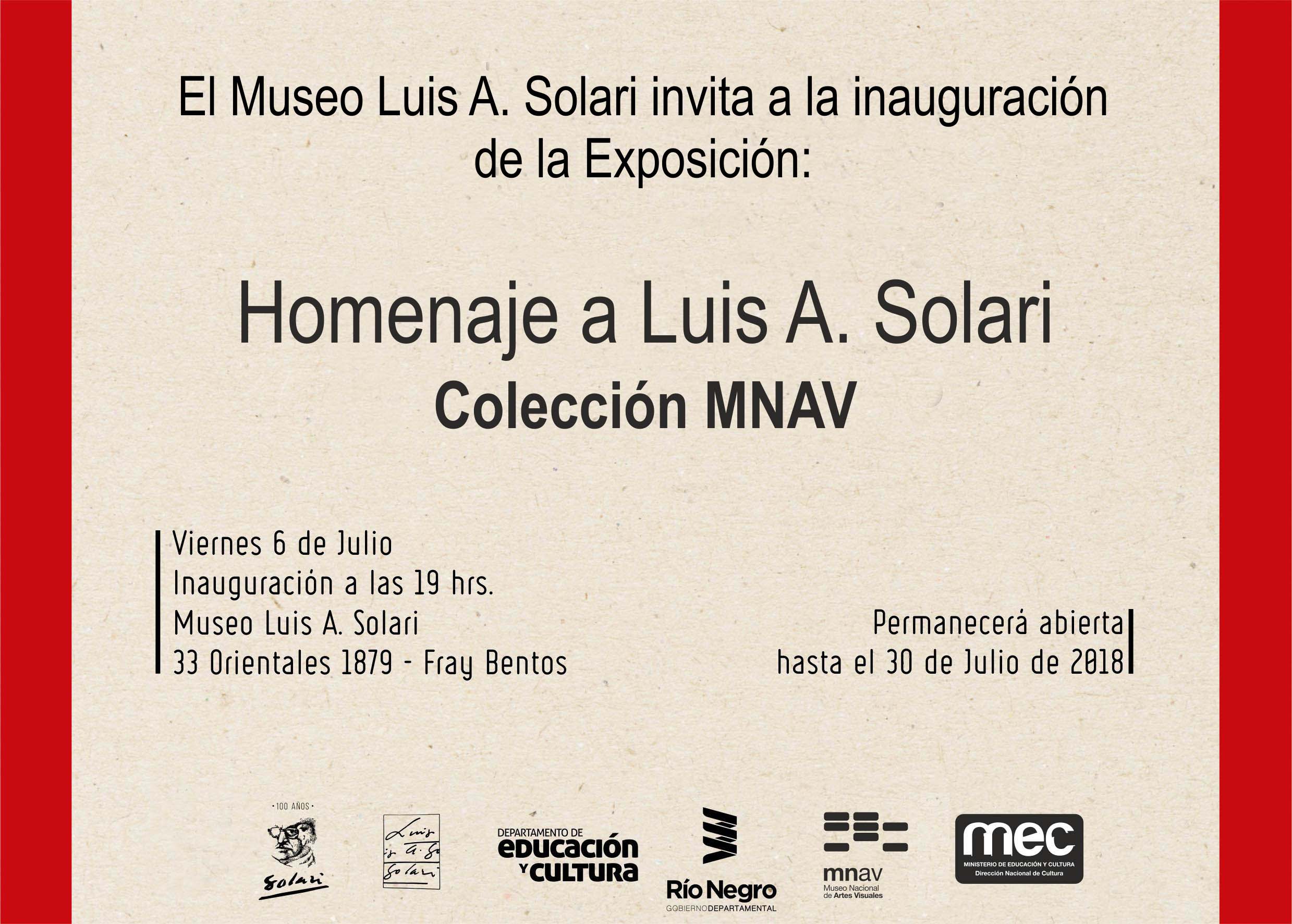 Invitacin - Museo Nacional de Artes Visuales