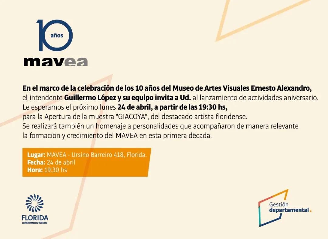 Invitacin - Museo Nacional de Artes Visuales