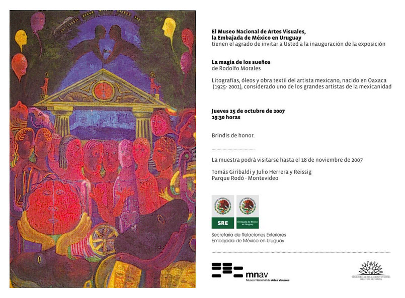 Invitacin - Museo Nacional de Artes Visuales
