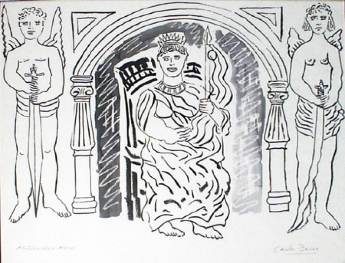 Ángel Negro - Barea - 6 dibujantes uruguayos - Museo Nacional de Artes Visuales