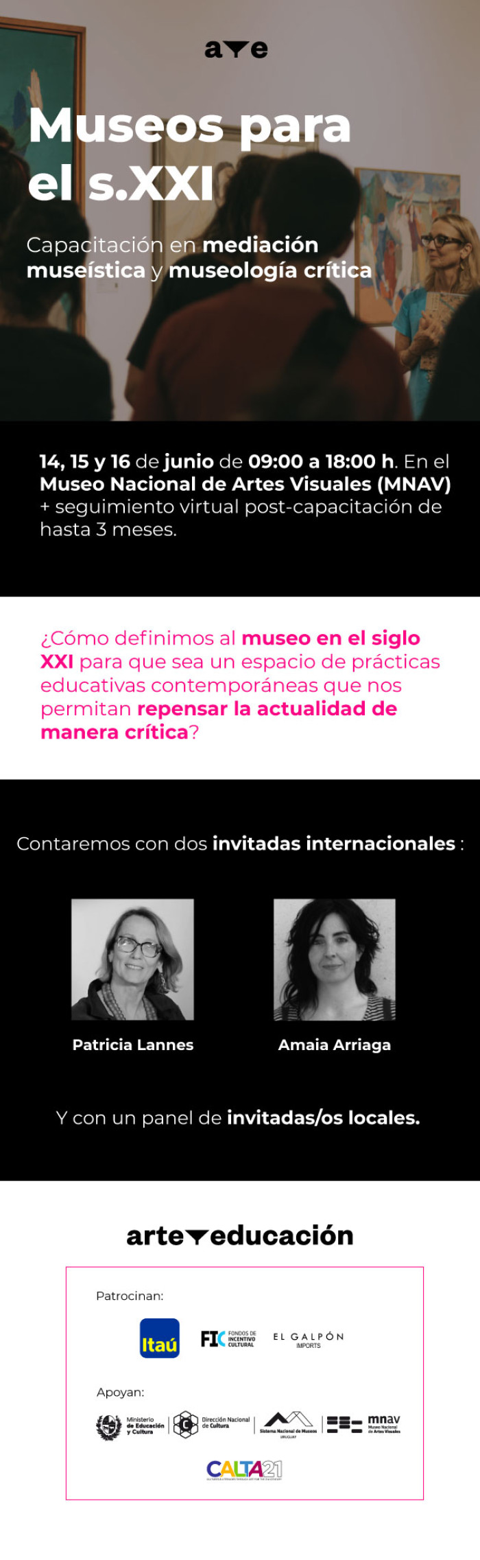  -  Museos para el s.XXI - Capacitación en mediación museística y museología crítica - Museo Nacional de Artes Visuales