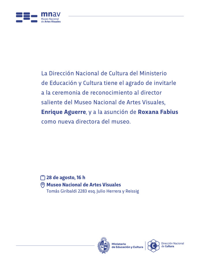  - Ceremonia autoridades MNAV - Museo Nacional de Artes Visuales