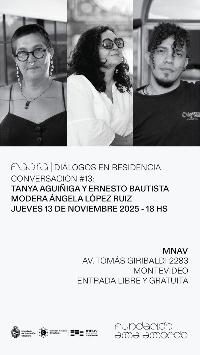  - FAARA | Diálogos en Residencia - Conversatorio en Montevideo - Museo Nacional de Artes Visuales