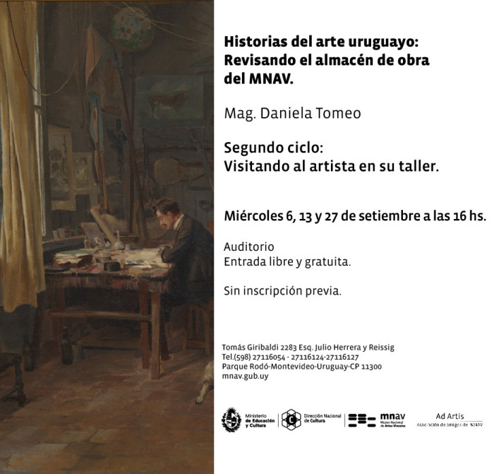  - Historias del arte uruguayo - Segundo ciclo: visitando al artista en su taller. - Museo Nacional de Artes Visuales