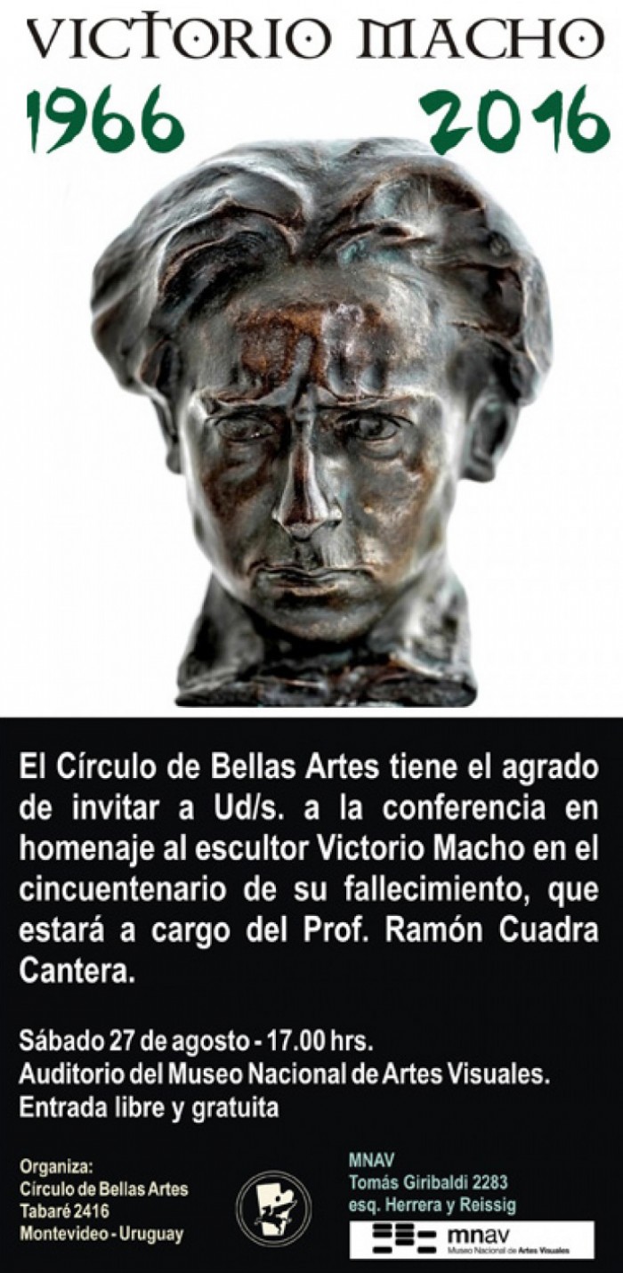  - Homenaje a Victorio Macho  - Museo Nacional de Artes Visuales