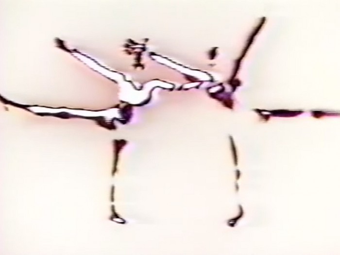 Julia Gadé y José Claudio en "Formas" de Fernando Álvarez Cozzi, 1988. - Videos "De Cajón" - Museo Nacional de Artes Visuales