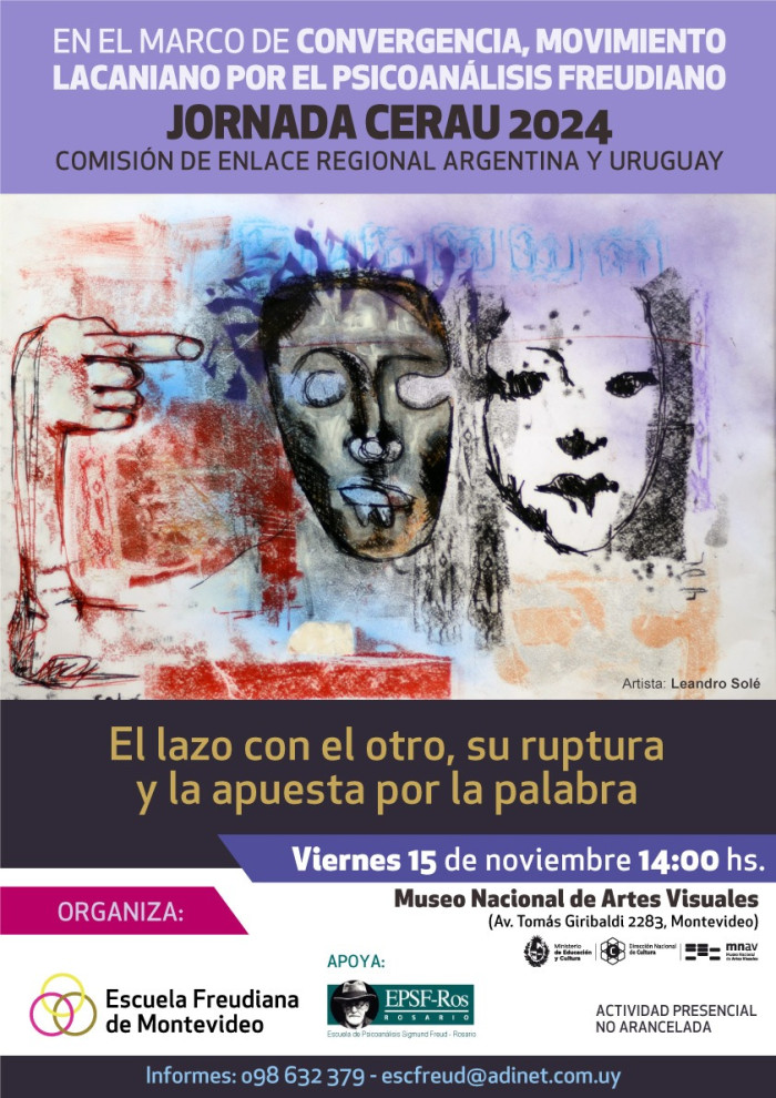  - Jornada: "El lazo con el otro, su ruptura y la apuesta por la palabra." - Museo Nacional de Artes Visuales