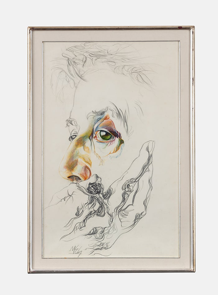  - María Carmen Portela (Serenísimo espejo, luneta tibia de lágrimas apenas transvidriadas), 1972 - Manuel Espínola Gómez (1921-2003) - Museo Nacional de Artes Visuales