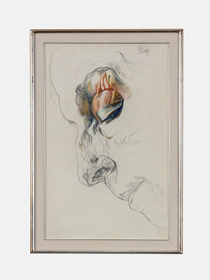  - Clara Silva (Solitaria vertiente sin murmullos, resplandores casi sin reflejo), 1972 - Manuel Espínola Gómez (1921-2003) - Museo Nacional de Artes Visuales
