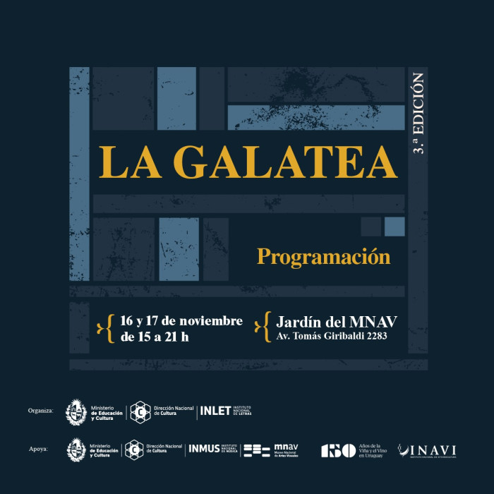  - 3.ª edición de La Galatea - Encuentro de editoriales y ferias de libros - Museo Nacional de Artes Visuales