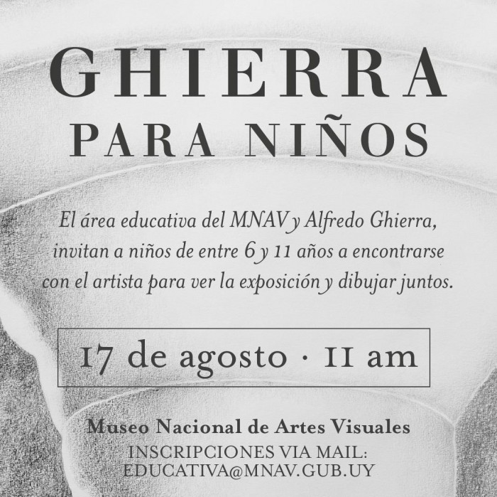  - Ghierra para niños - taller - Museo Nacional de Artes Visuales
