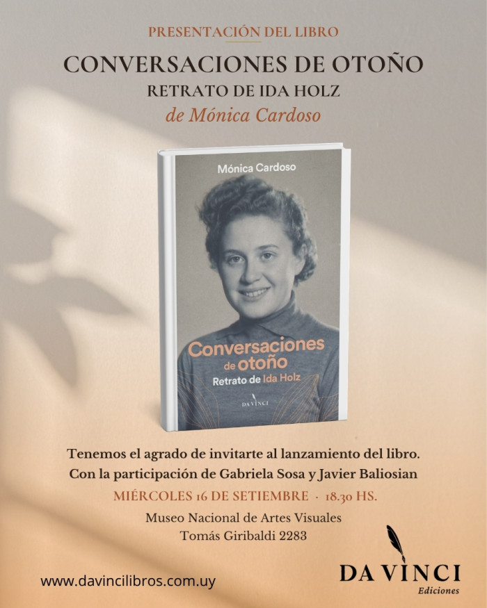  - Presentación del libro "Conversaciones de otoño: Retrato de Ida Holz" - Museo Nacional de Artes Visuales