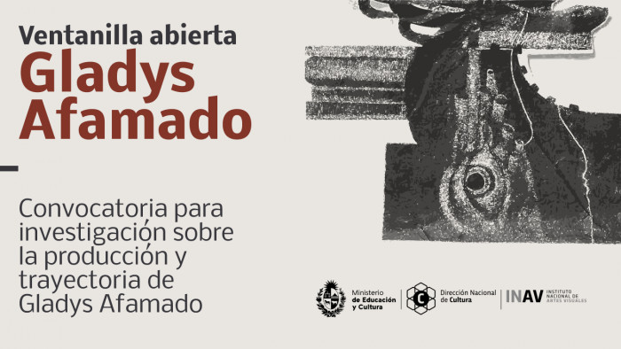  - Ventanilla abierta para la investigación sobre la producción y trayectoria de Gladys Afamado - Museo Nacional de Artes Visuales