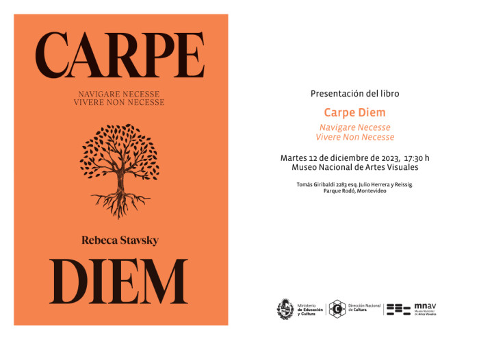  - Presentación del libro: "Carpe Diem" de Rebeca Stavsky - Museo Nacional de Artes Visuales