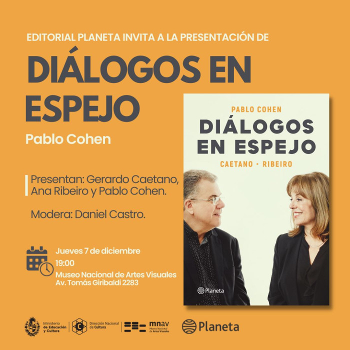  - Presentación del libro: "Diálogos en espejo" de Pablo Cohen - Museo Nacional de Artes Visuales