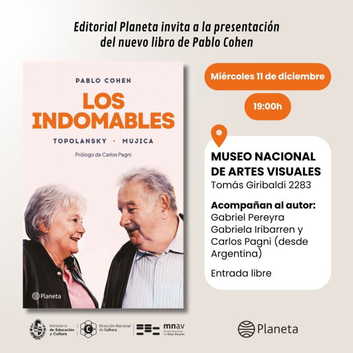  - Presentación del libro "Los Indomables" de Pablo Cohen - Museo Nacional de Artes Visuales