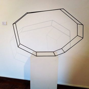Waltércio Caldas, maqueta. - Materia & Geometría - Colección MNAV - Museo Nacional de Artes Visuales