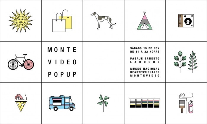  - Montevideo Pop Up en el Pasaje Ernesto Laroche - Museo Nacional de Artes Visuales