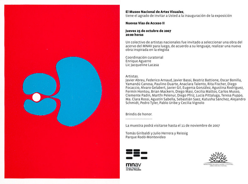  - Nuevas Vías de Acceso II - Museo Nacional de Artes Visuales
