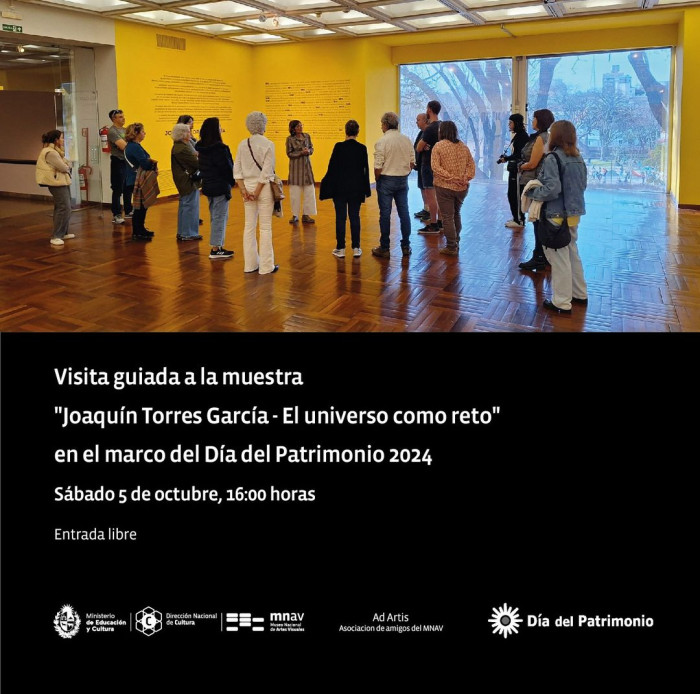  - Día del Patrimonio 2024 - Visita guiada: Joaquín Torres García - El universo como reto - Museo Nacional de Artes Visuales