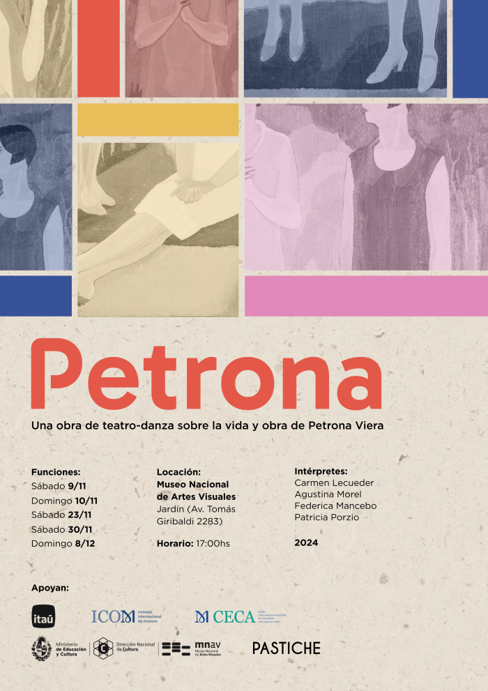  - PETRONA: obra de teatro-danza sobre la vida y obra de Petrona Viera - Museo Nacional de Artes Visuales