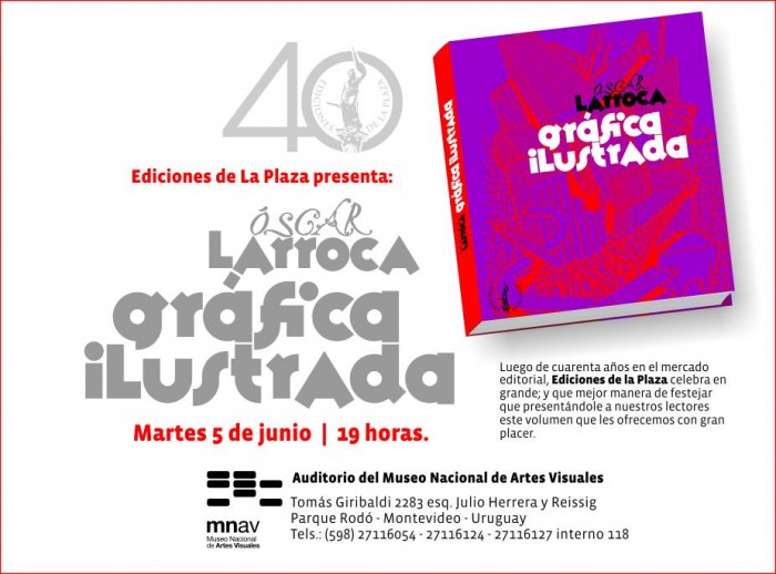  - Presentación del libro "Gráfica Ilustrada" de Oscar Larroca - Museo Nacional de Artes Visuales