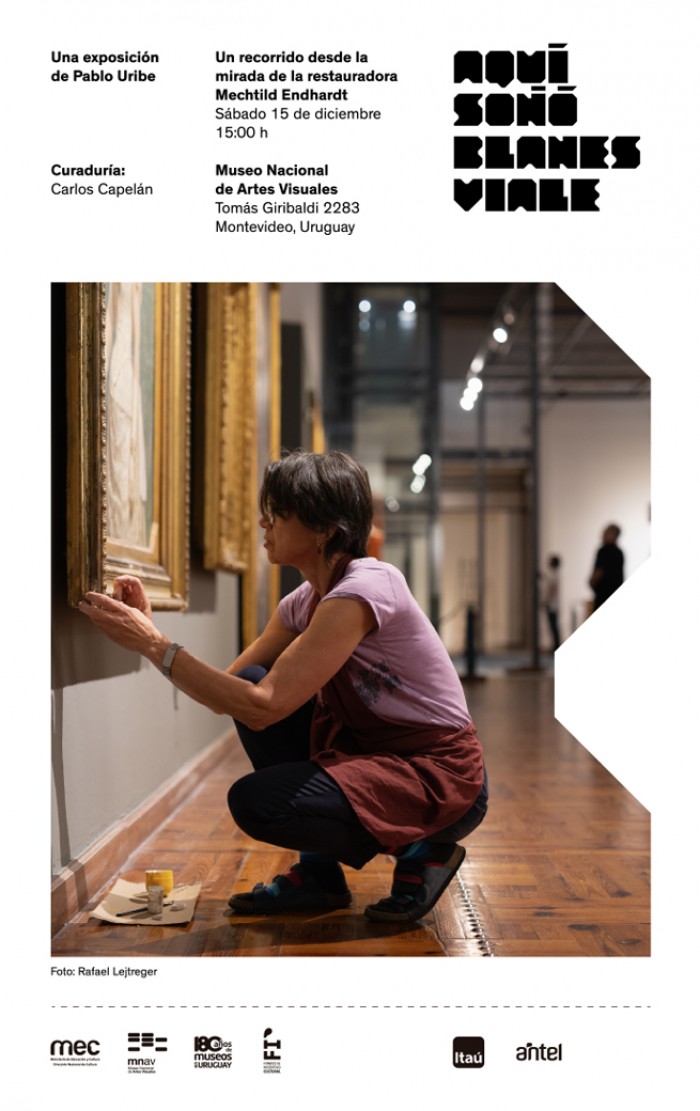 Foto: Rafael Lejtreger - ASBV- Recorrido desde la mirada de la restauración - Museo Nacional de Artes Visuales