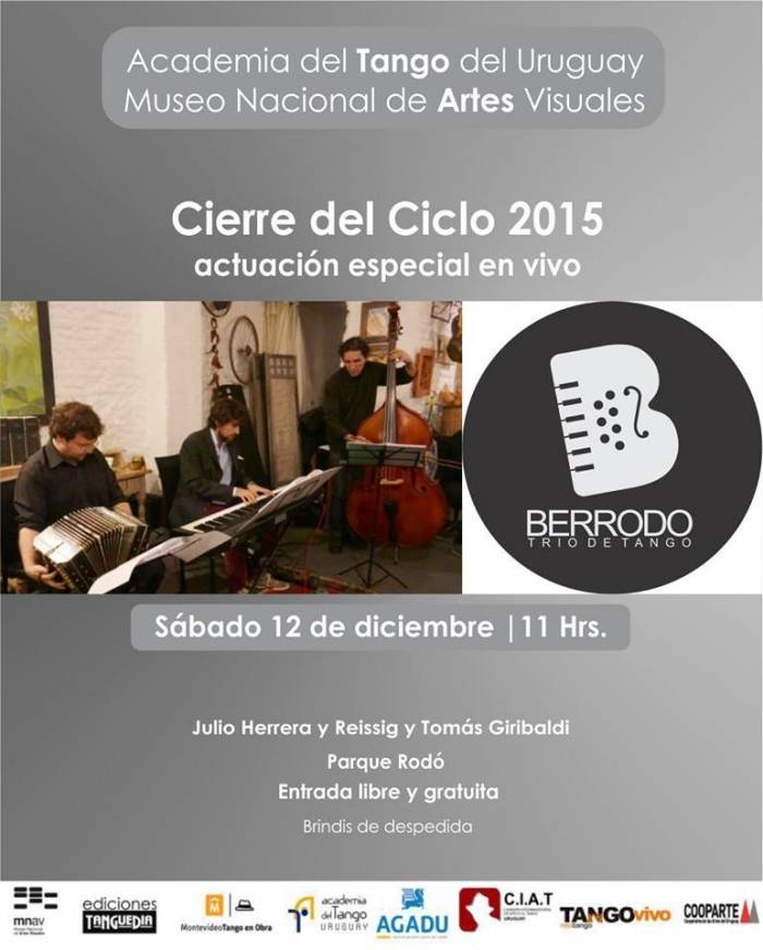  - Tango en el Museo -  Cierre del Ciclo 2015 - Museo Nacional de Artes Visuales