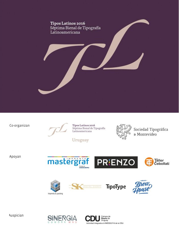  - Tipos Latinos 2016 - Séptima Bienal de Tipografía Latinoamericana - Museo Nacional de Artes Visuales