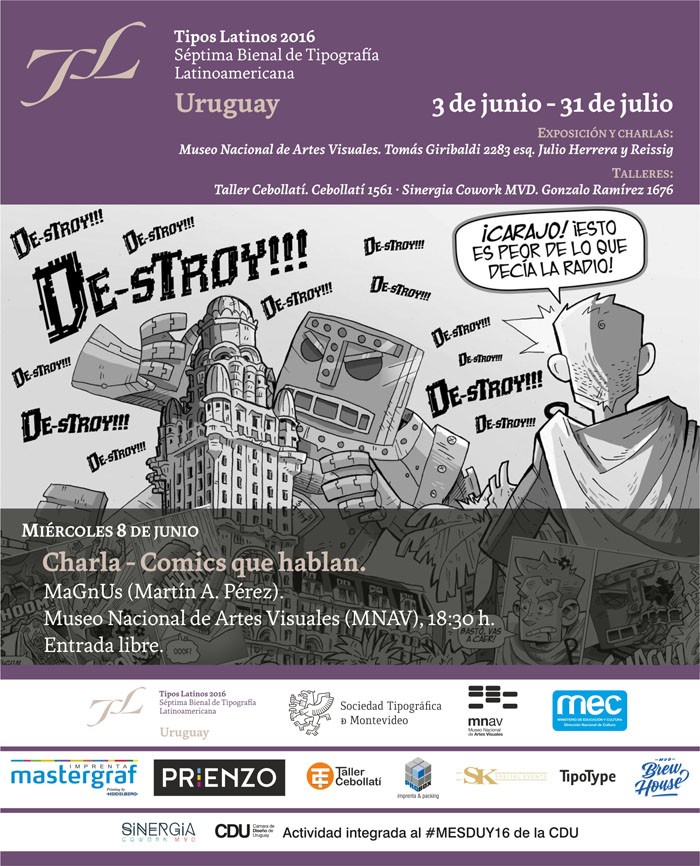  - Charla: Comics que hablan - Museo Nacional de Artes Visuales