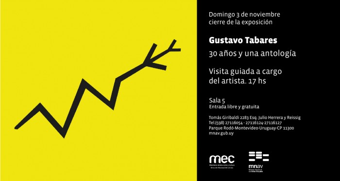  - Última visita guiada por la exposición "Tabares, 30 años y una antología" - Museo Nacional de Artes Visuales