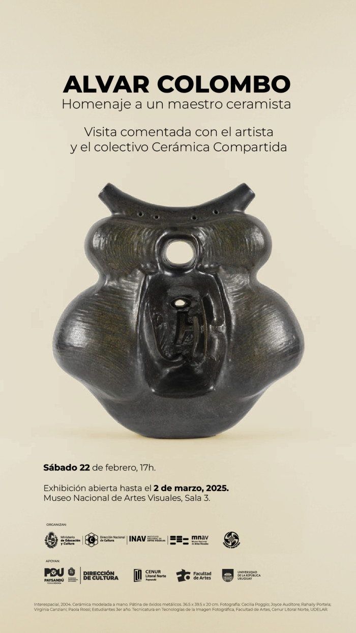  - Visita comentada por la exposición "Alvar Colombo Homenaje a un maestro ceramista" - Museo Nacional de Artes Visuales