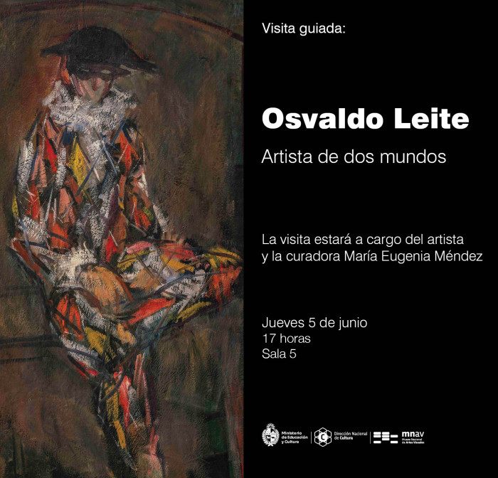  - Visita guiada en el marco de la muestra "Osvaldo Leite -  Artista de dos mundos" - Museo Nacional de Artes Visuales